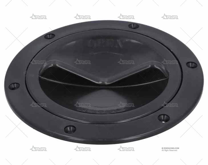 TAPA REGISTRO APERTURA FACIL NEGRO 102mm