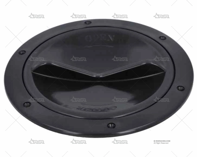 TAPA REGISTRO APERTURA FACIL NEGRO 152mm