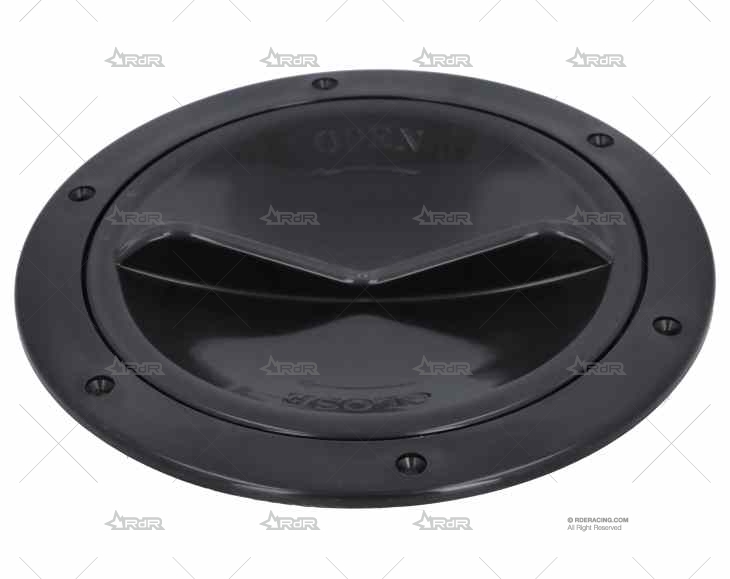 TAPA REGISTRO APERTURA FACIL NEGRO 152mm