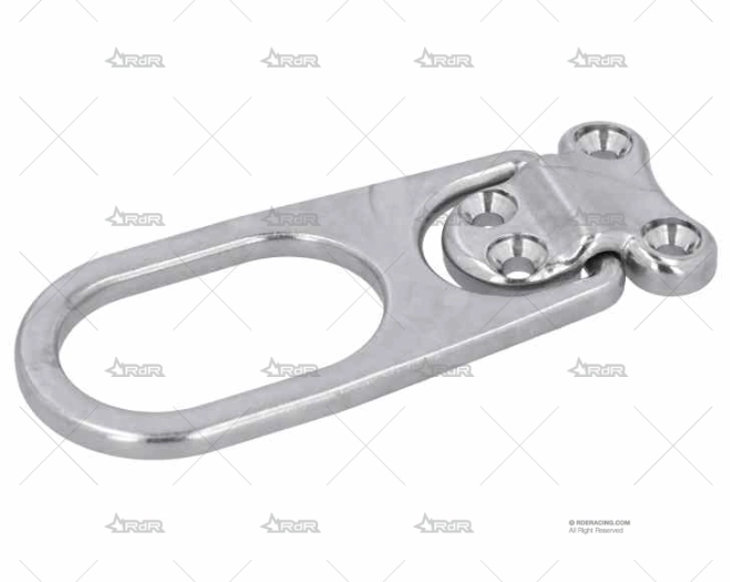 PLATINA C/ANILLA LARGO INOX SS 316 51X51