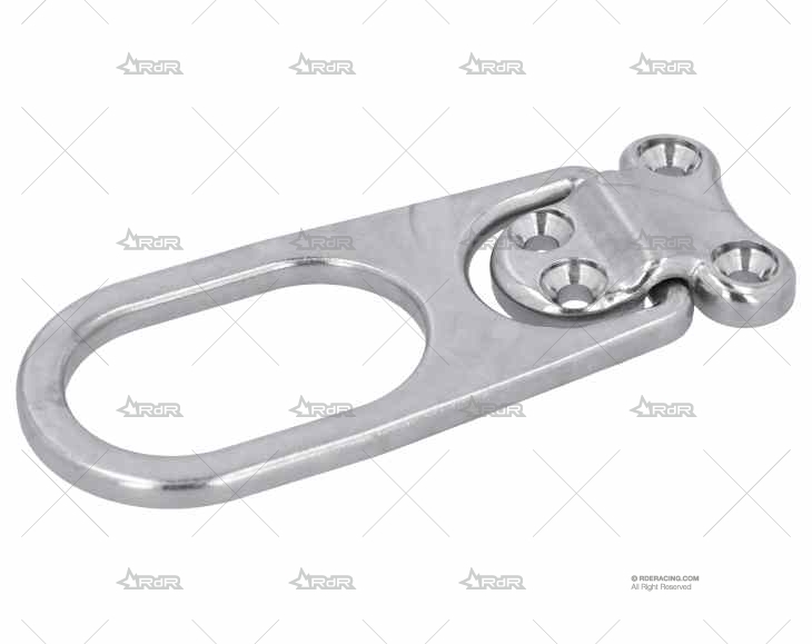 PLATINA C/ANILLA LARGO INOX SS 316 51X51