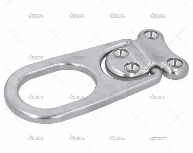 PLATINA C/ANILLA LARGO INOX SS 316 78X78