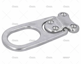 PLATINA C/ANILLA LARGO INOX SS 316 78X78