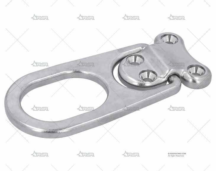 PLATINA C/ANILLA LARGO INOX SS 316 78X78