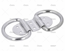 PLATINA C/ANILLA INOX SS 304 92X38mm