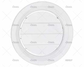 REJILLA PVC BLANCA FLUSH DIAM 190mm