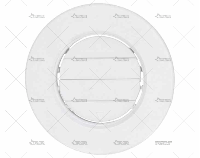 REJILLA PVC BLANCA FLUSH DIAM 165mm