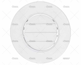 REJILLA PVC BLANCA FLUSH DIAM 165mm