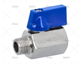 VALVULA ESFERA MINI M/H INOX 1/4"