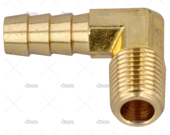 RACORD CODO LATON 1/4'x3/8' NPT