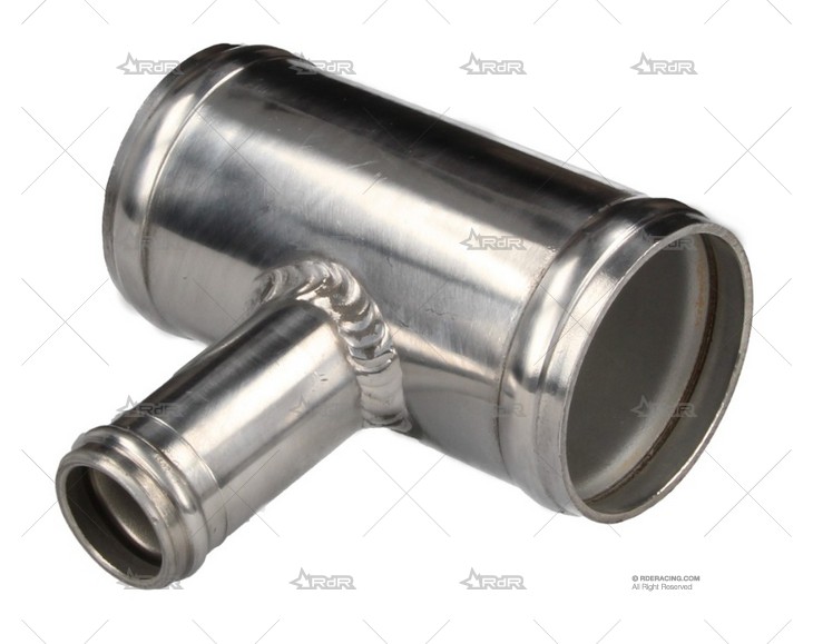 CONEXION EN T 51mm A 25mm ALU PLATA QSP