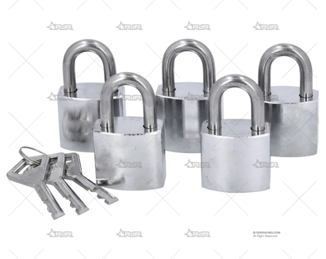 CANDADO 30mm ARCO  15 INOX K5Ud.