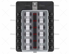 CAJA PORTAFUSIBLE PLACAS 12