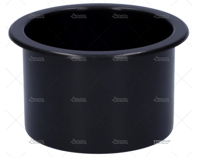 POSAVASO EMPOTRABLE ABS 2" X 3" NEGRO