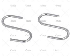 GANCHOS S INOX 1/ 8"x 2" (10ud)