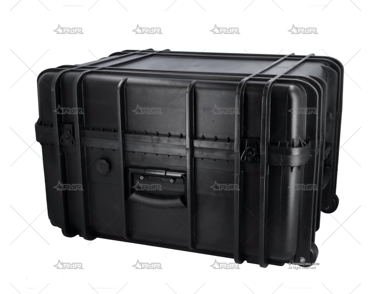 CAJA ESTANCA  604X510X375 NEGRA RUEDAS