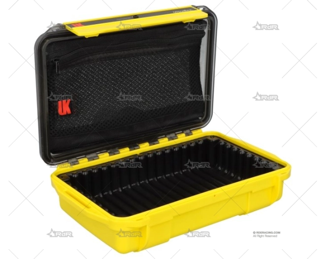 CAJA ESTANCA  231X150X 74 AMARILLA