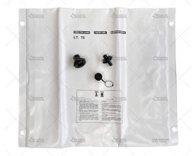 DEPOSITO AGUA  75L FLEXIBLE RECTANGULAR