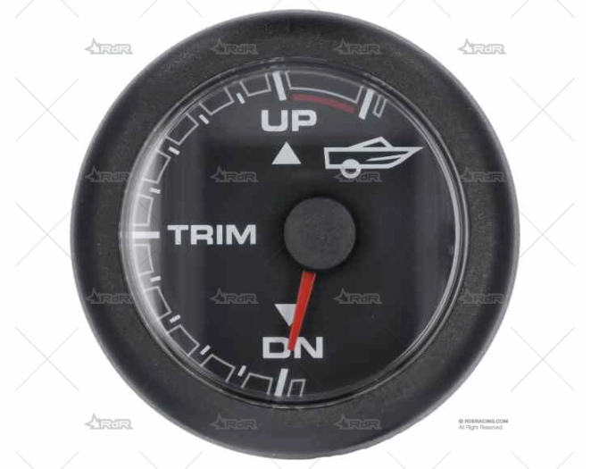 INDICADOR TRIM 52mm 12V NEGRO OL