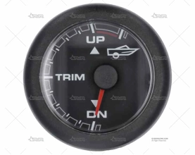 INDICADOR TRIM 52mm 12V NEGRO OL