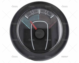 INDICADOR TIMON 52mm 12/24V NEGRO