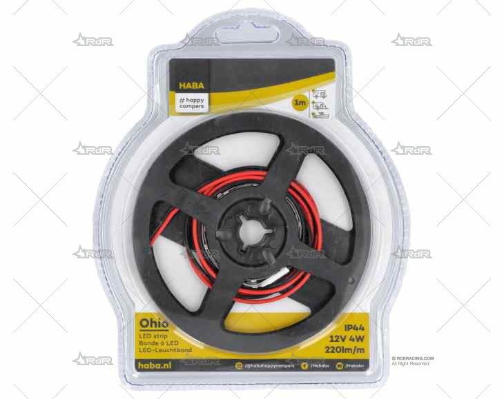 TIRA CINTA  60LED 100cm BLANCO 12V