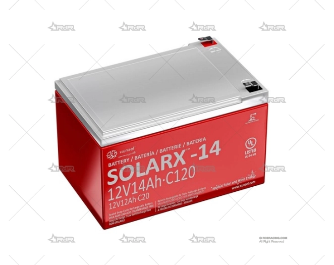 BATERIA  14A AGM SOLARX
