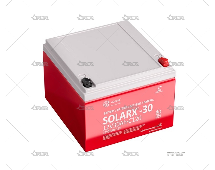 BATERIA  30A AGM SOLARX