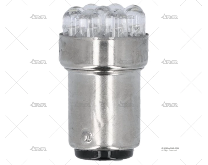 BOMBILLA BA15D  12V  0,7W LED BLANCA