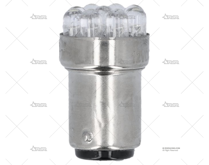 BOMBILLA BA15D  12V  0,7W LED BLANCA