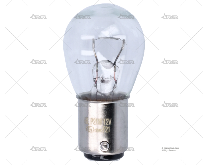 BOMBILLA BA15D  12V 21W 27X47 ESFERICA