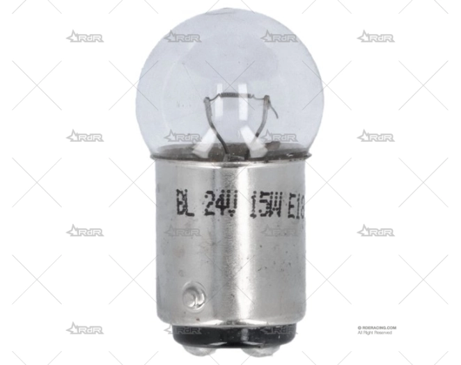 BOMBILLA BA15D  24V  5W 18X35 ESFERICA
