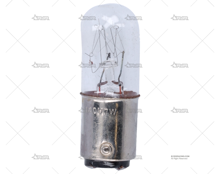 BOMBILLA BA15D 140V  7W 16X45