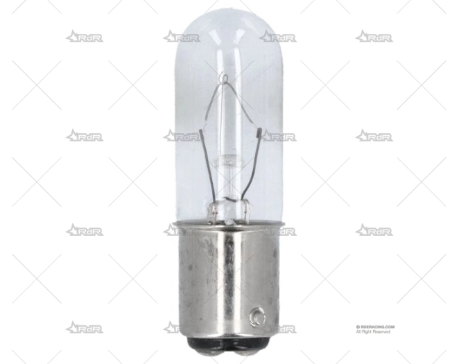BOMBILLA BA15D  24V 10W 50mm AS