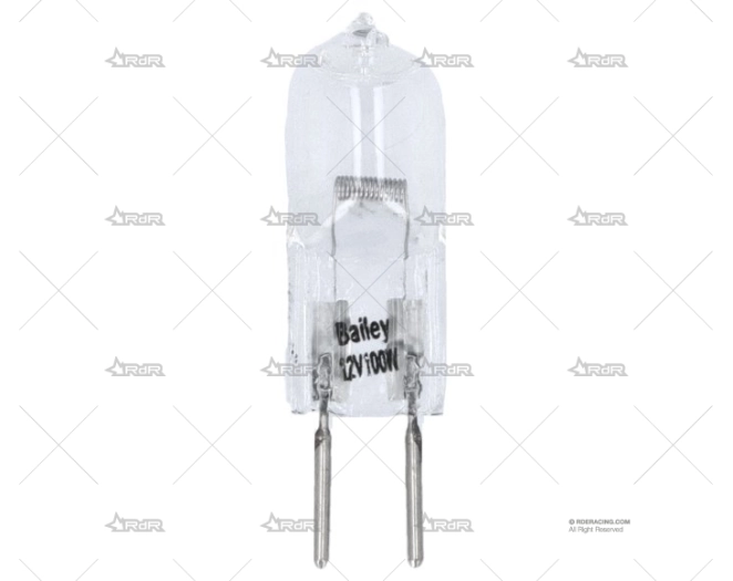 BOMBILLA G6,35 12V 100W JC HALOGENA