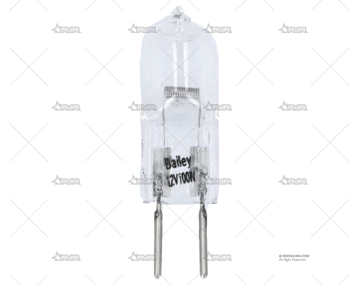BOMBILLA G6,35 12V 100W JC HALOGENA