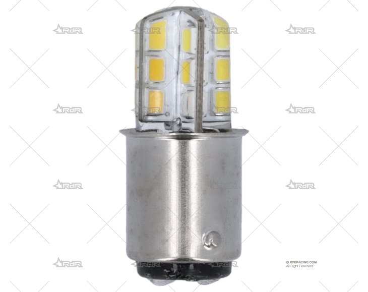 BOMBILLA BA15D  12V  2W LED 38.6x15.2mm
