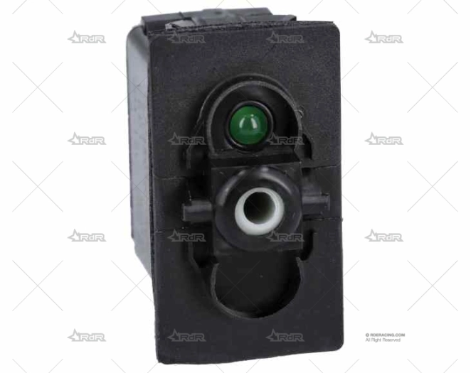 INTERRUPTOR ON/OFF/ON 12V VERDE UNIPO CC