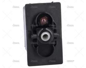 INTERRUPTOR ON/OFF/ON 12V ROJO BIPOL CC