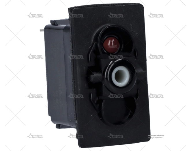 PULSADOR ON/OFF/ON 12V ROJO UNIPOL CC