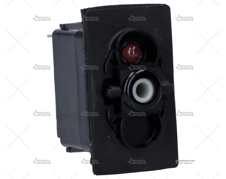 PULSADOR ON/OFF/ON 12V ROJO UNIPOL CC