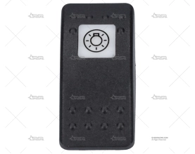 BASCULA NEGRA LUZ INTERIOR