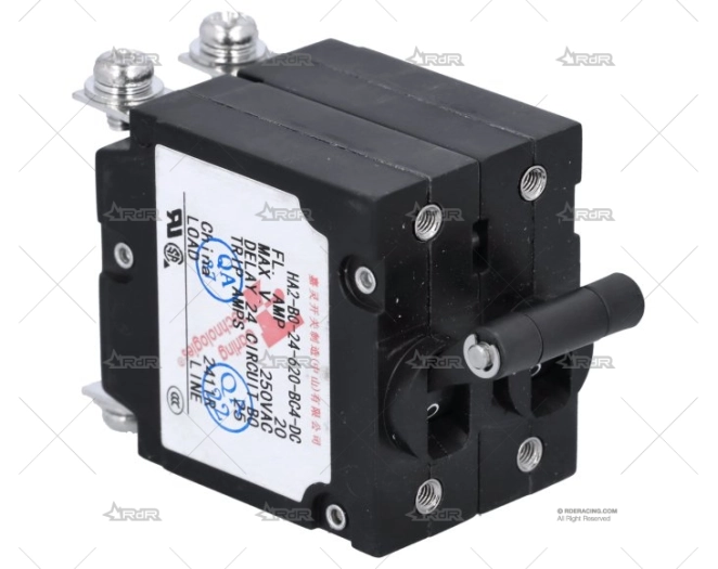 DISYUNTOR BIPOLAR 250VAC 50/60HZ  20A