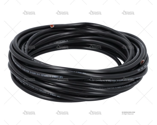 CABLE H05V/H07V 16    NEGRO 16mm2  12m