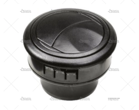 DIFUSOR AIRE ORIENTABLE FLAPS 45mm NEGRO SIROCO