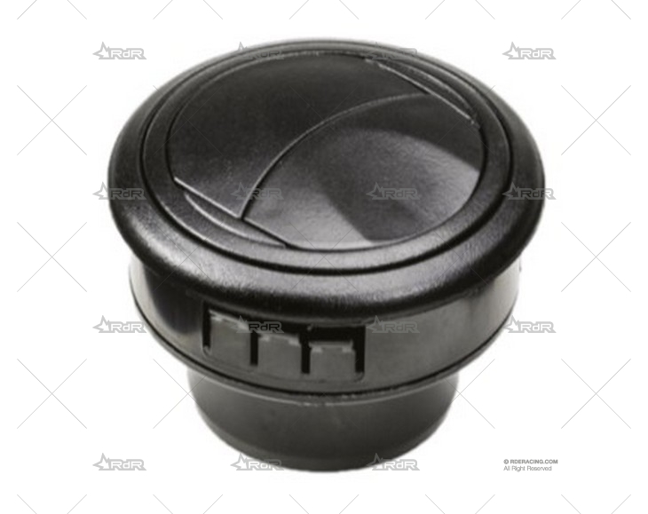 DIFUSOR AIRE ORIENTABLE FLAPS 45mm NEGRO SIROCO
