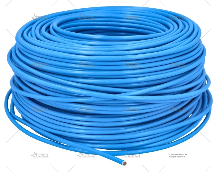 CABLE H05V/H07V  6    AZUL        100m