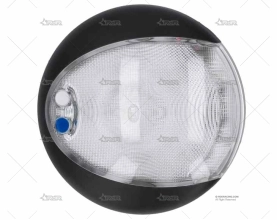 LUZ EUROLED 130 BLANCO/AZUL TAPA NEGRA
