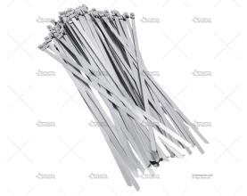 ABRAZADERA INOX W4 250mm X 4,6mm (100u)