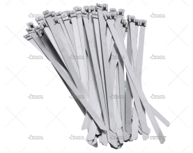 ABRAZADERA INOX W4 250mm X 7,9mm (100u)